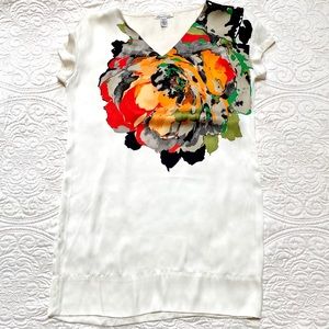 Kenneth Cole Tunic Dress w/ Painted Flower - Med.